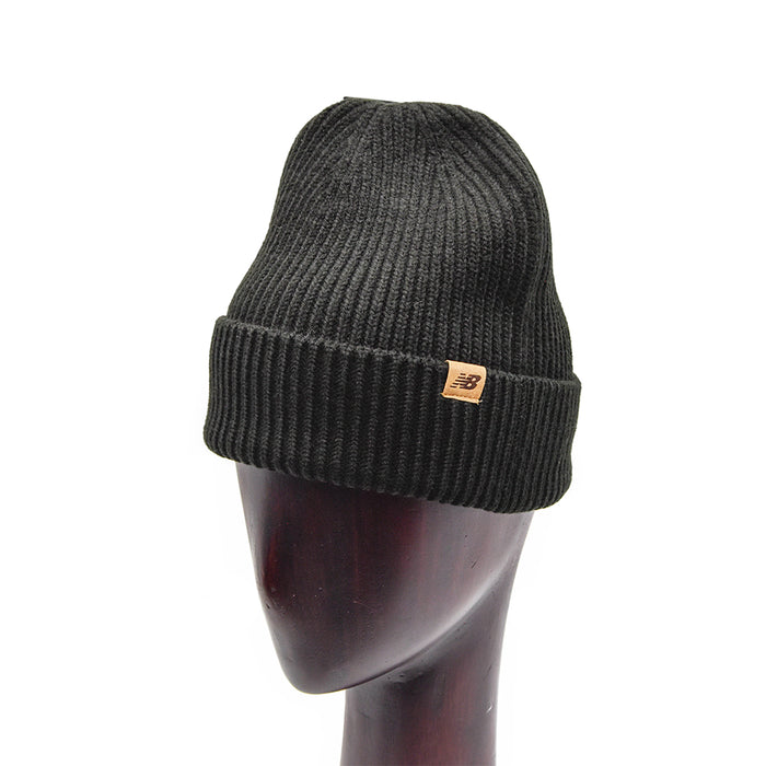 Cappello New Balance Nero Winter Watchman Unisex Con Risvolto