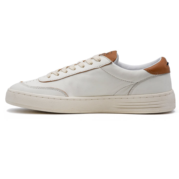 Sneakers Uomo Bianco Ghoud Lido Con Iconico Logo Laterale Beige