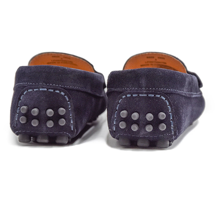 Barbour Women's Moccasins Blue Soles Mounted On A Dotted Sole