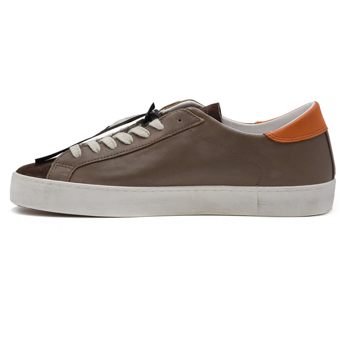 D.A.T.E. Hill Low Workshop Sneakers Uomo Marrone Soletta Rialzata