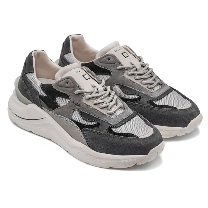 DATE Fuga Classic Grey With Rubber Insert Men's Sneakers