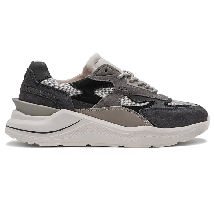 DATE Fuga Classic Grey With Rubber Insert Men's Sneakers