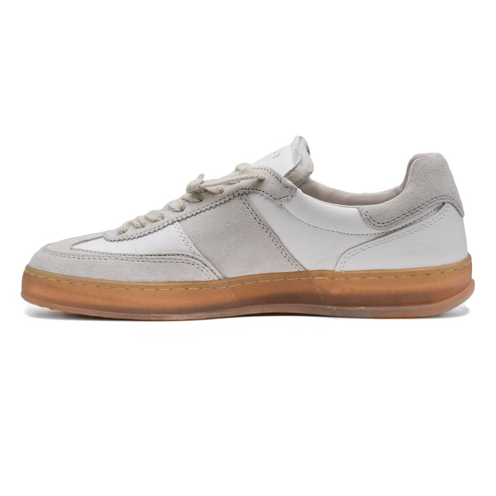 Men's Sneakers DATE Sporty White With Honey Sole Stitched