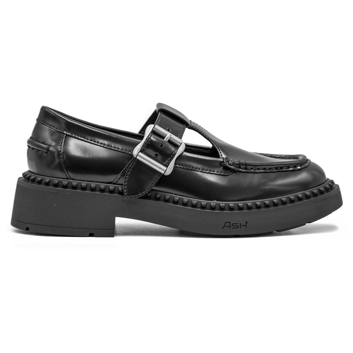 Mocassini T-Strap Ash Mason Nero Un RetroÌ Davvero Alla Moda Donna