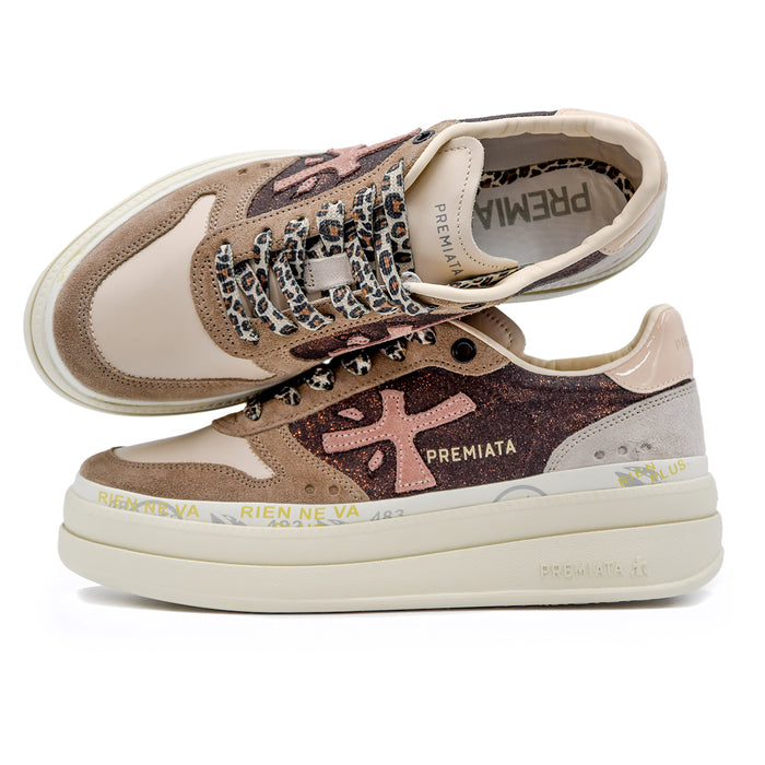 Premiata Sneakers Micol 7012 Taupe Il Nuovo Must Have Donna