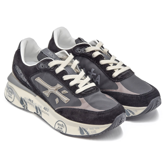 Premiata Sneakers Moe Run 6443 Nero Ideate Per Stupire Donna