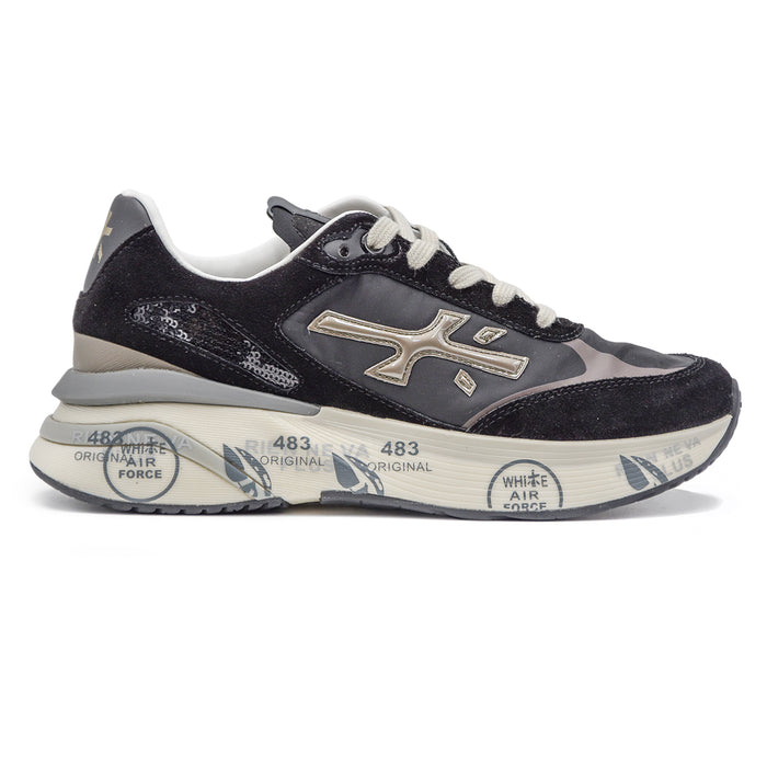 Premiata Sneakers Moe Run 6443 Nero Ideate Per Stupire Donna