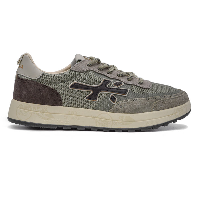 Sneakers Premiata Nous 6855 Grigio Uomo Nuova Cassetta-Running