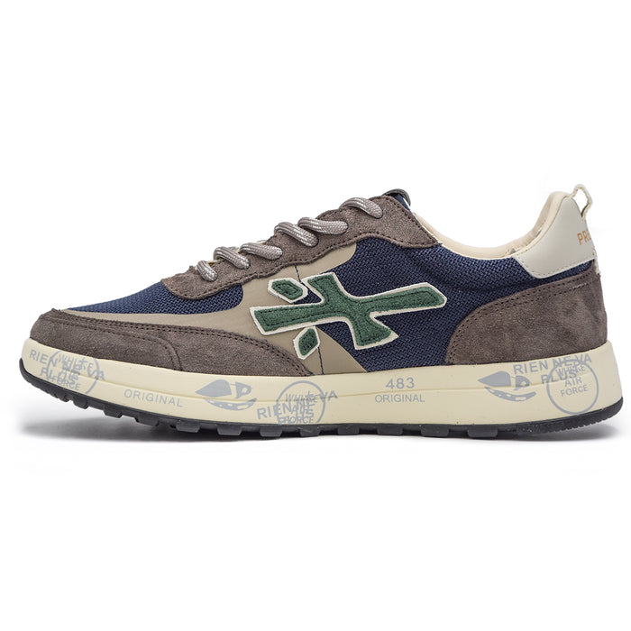 Sneakers Premiata Nous 6858 Antracite Mix Unico Stile Comfort Uomo