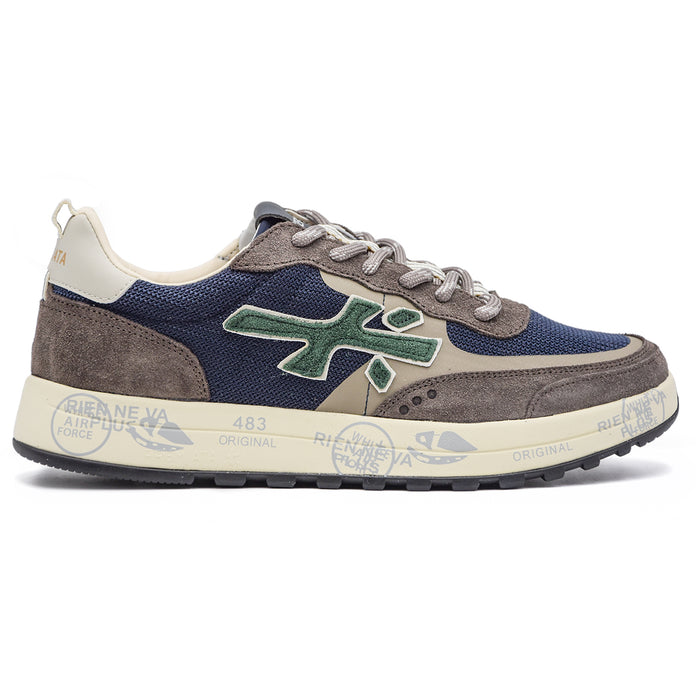 Sneakers Premiata Nous 6858 Antracite Mix Unico Stile Comfort Uomo