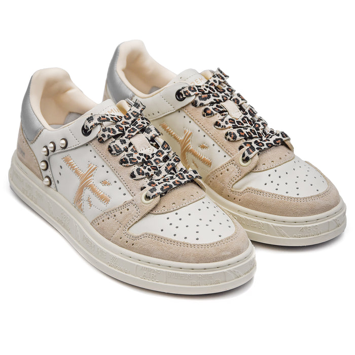 Premiata Donna Sneakers Quinn 6960 Bianco Stile E Raffinatezza