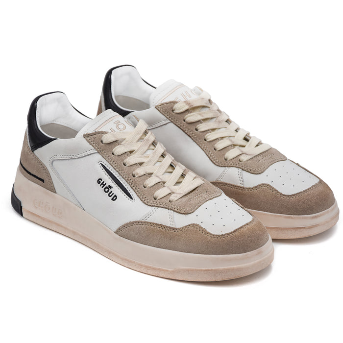 Sneakers Ghoud Tweener Bianco Beige Look Distintivo E Originale