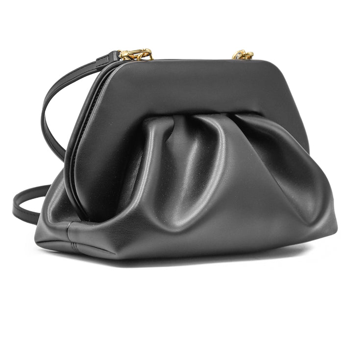 Borsa Themoirè Donna Tia Vegan Nero Clutch Chic Trendy Design