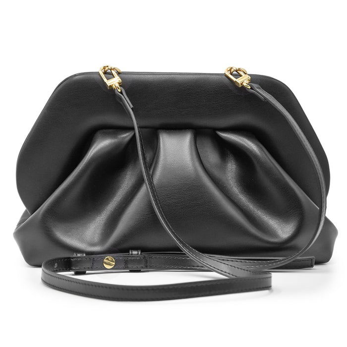 Borsa Themoirè Donna Tia Vegan Nero Clutch Chic Trendy Design