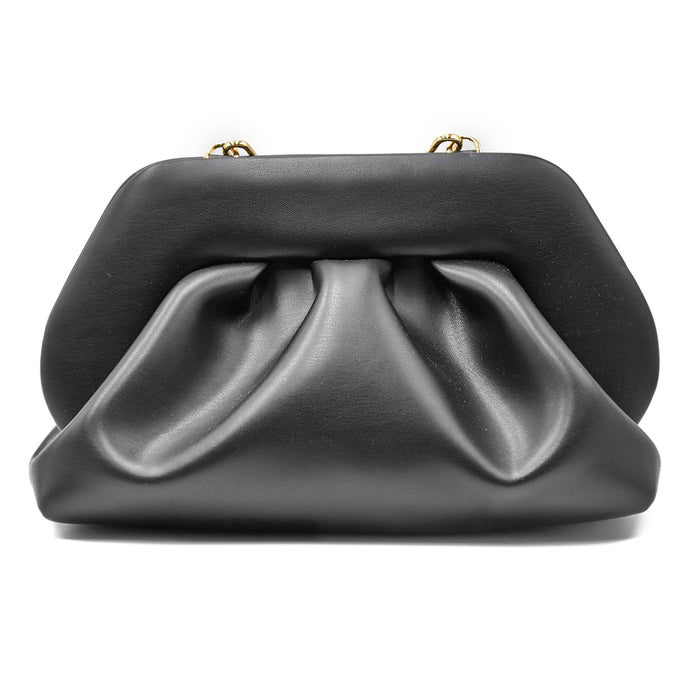 Borsa Themoirè Donna Tia Vegan Nero Clutch Chic Trendy Design