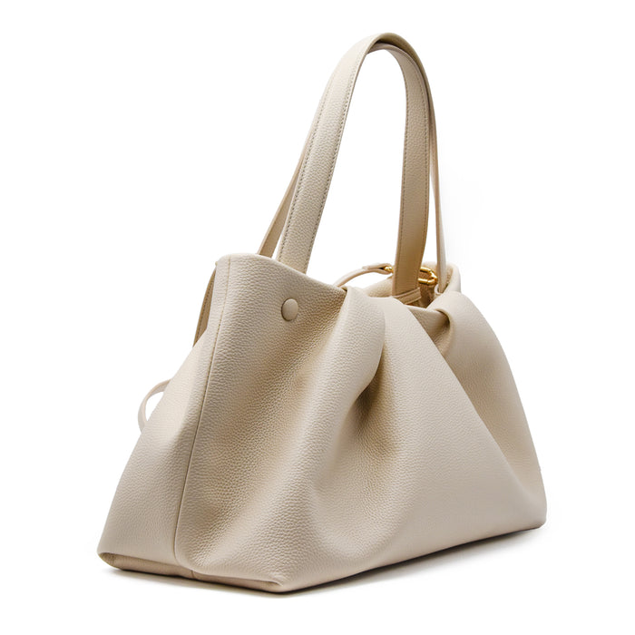 Borsa Themoiré Athena Donna Bottalato Panna Vegan Stile Elegante