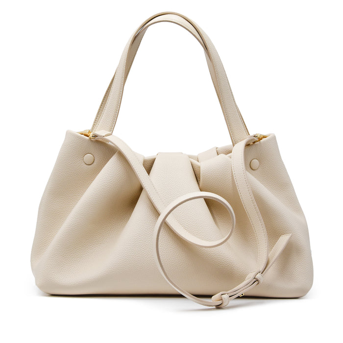 Borsa Themoiré Athena Donna Bottalato Panna Vegan Stile Elegante