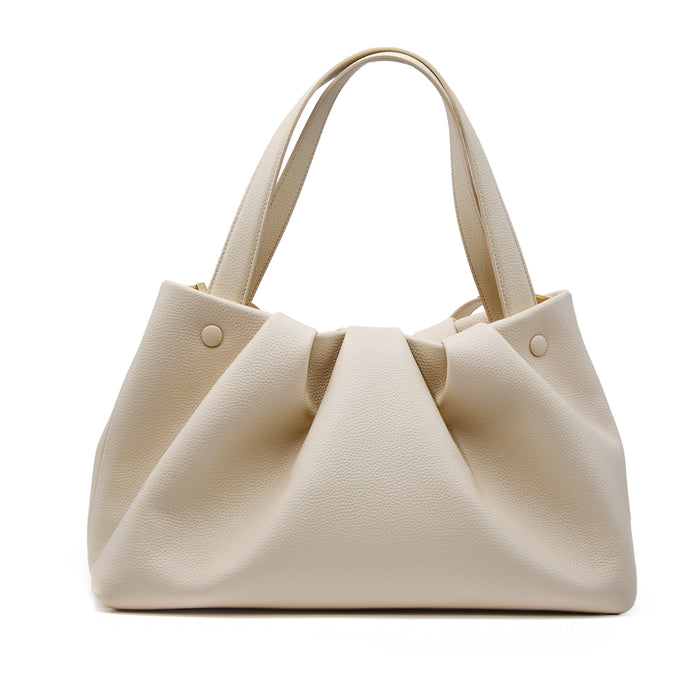 Borsa Themoiré Athena Donna Bottalato Panna Vegan Stile Elegante