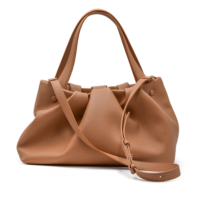 Borsa Themoiré Athena Bottalato Macadamia Tracolla Removibile