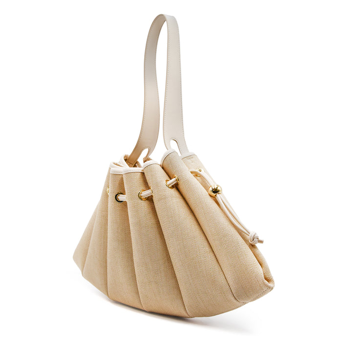 Borsa Themoirè Calipso Donna Straw Shell Materiali Sostenibili