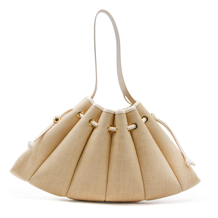 Borsa Themoirè Calipso Donna Straw Shell Materiali Sostenibili