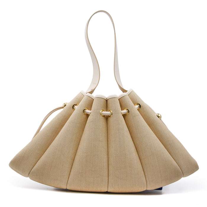Borsa Themoirè Calipso Donna Straw Shell Materiali Sostenibili