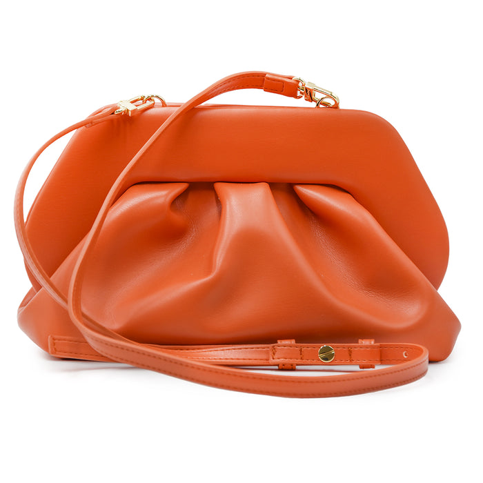 Borsa Themoirè Tia Donna Burnt Orange Vegan Stile Sofisticato