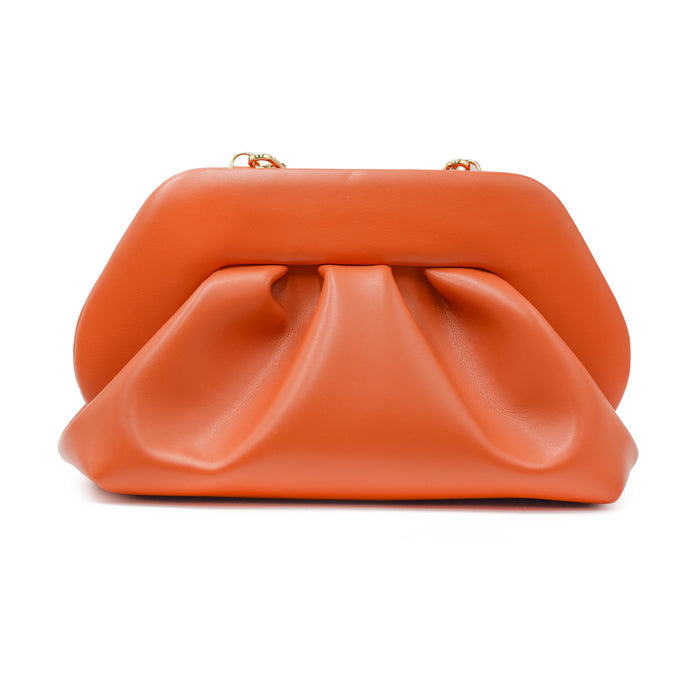 Borsa Themoirè Tia Donna Burnt Orange Vegan Stile Sofisticato