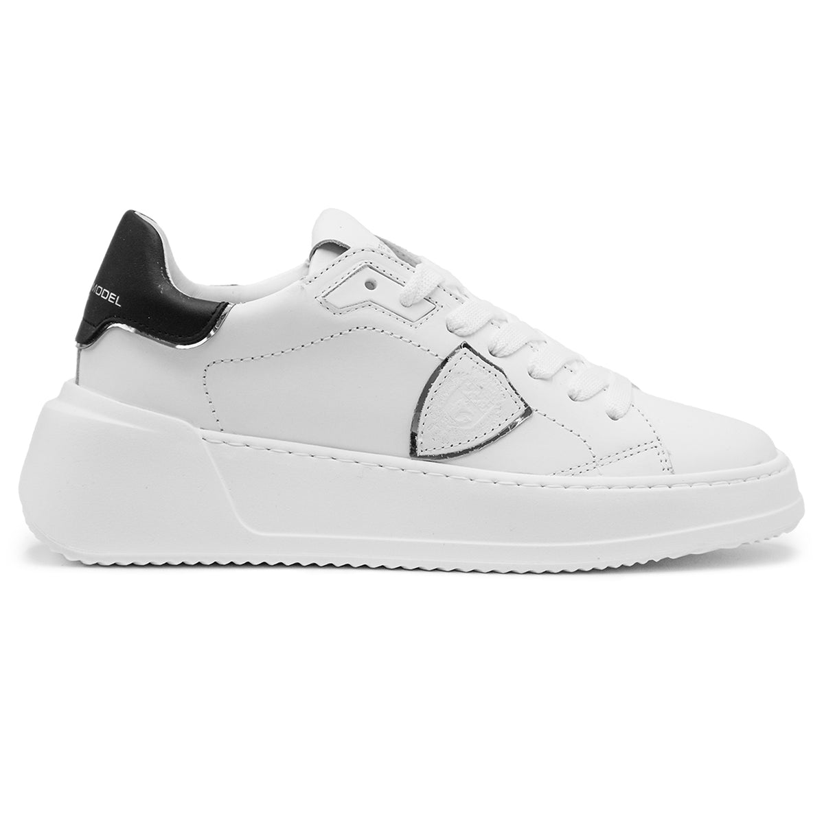 Philippe Model Temple Women s Sneakers White Mirror Details