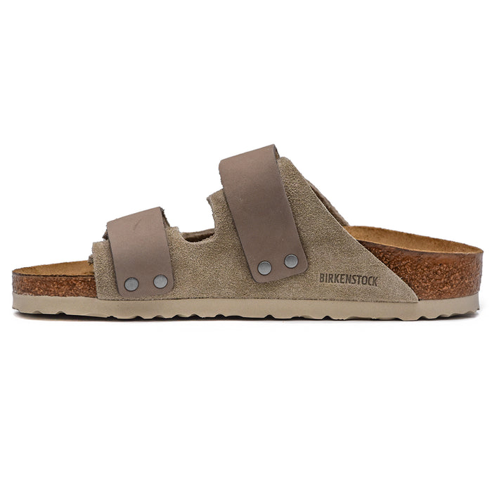 Sandali Birkenstock Uji Taupe Dal Design A Doppio Giro Donna