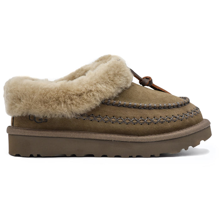 Sabot Ugg Fango Tasman Alpine Con Laccio In Pelle Fisso Donna