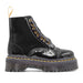 Dr. Martens Sinclair Anfibio Nero Vegan Con Zip Amovibile Donna